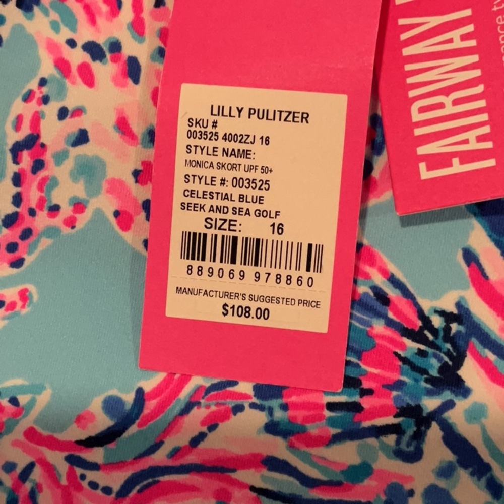 NWT Lilly Pulitzer skort - Picture 7 of 7